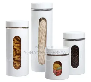 Pasta And Cereals Storage Jar Set