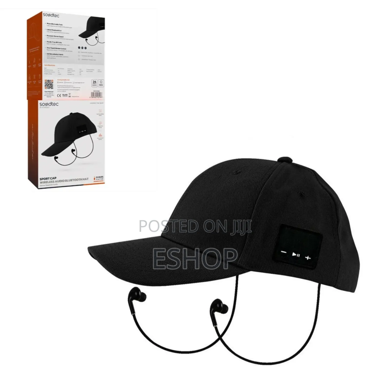 Soundtec Sport Cap – Seamless Bluetooth, Superior Comfort