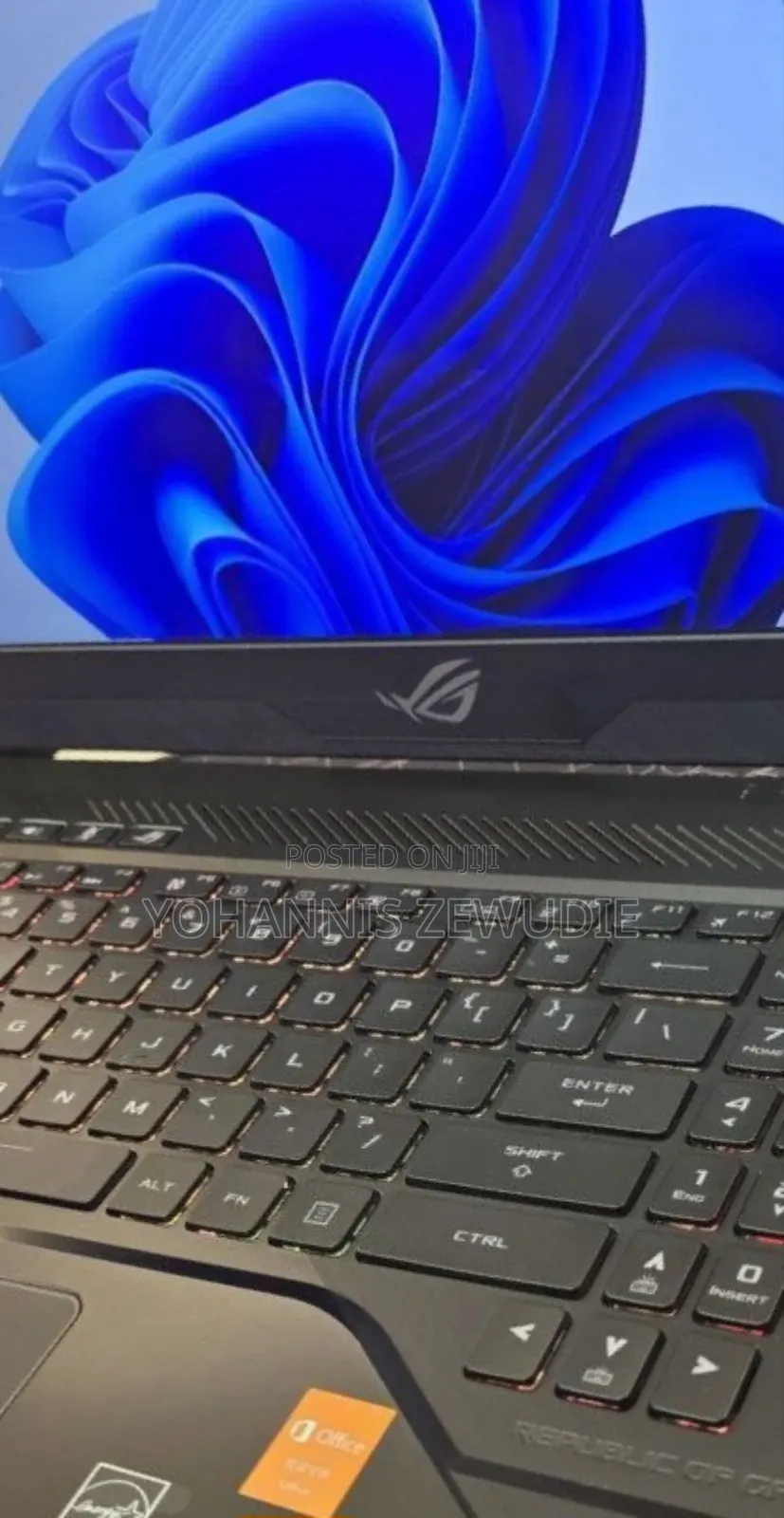 New Laptop Asus ROG Strix G15 16GB Intel Core I7 SSD 512GB