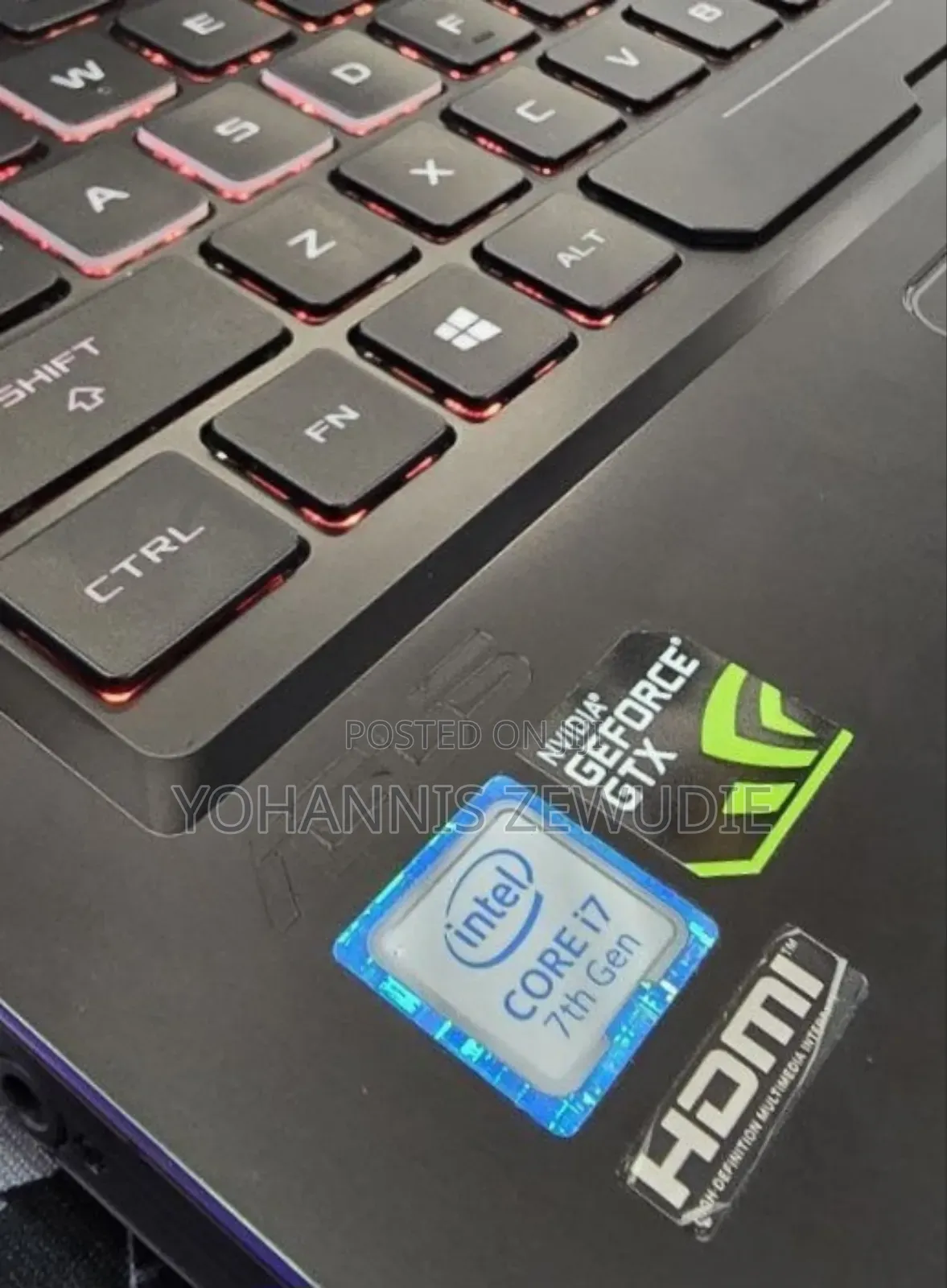 New Laptop Asus ROG Strix G15 16GB Intel Core I7 SSD 512GB