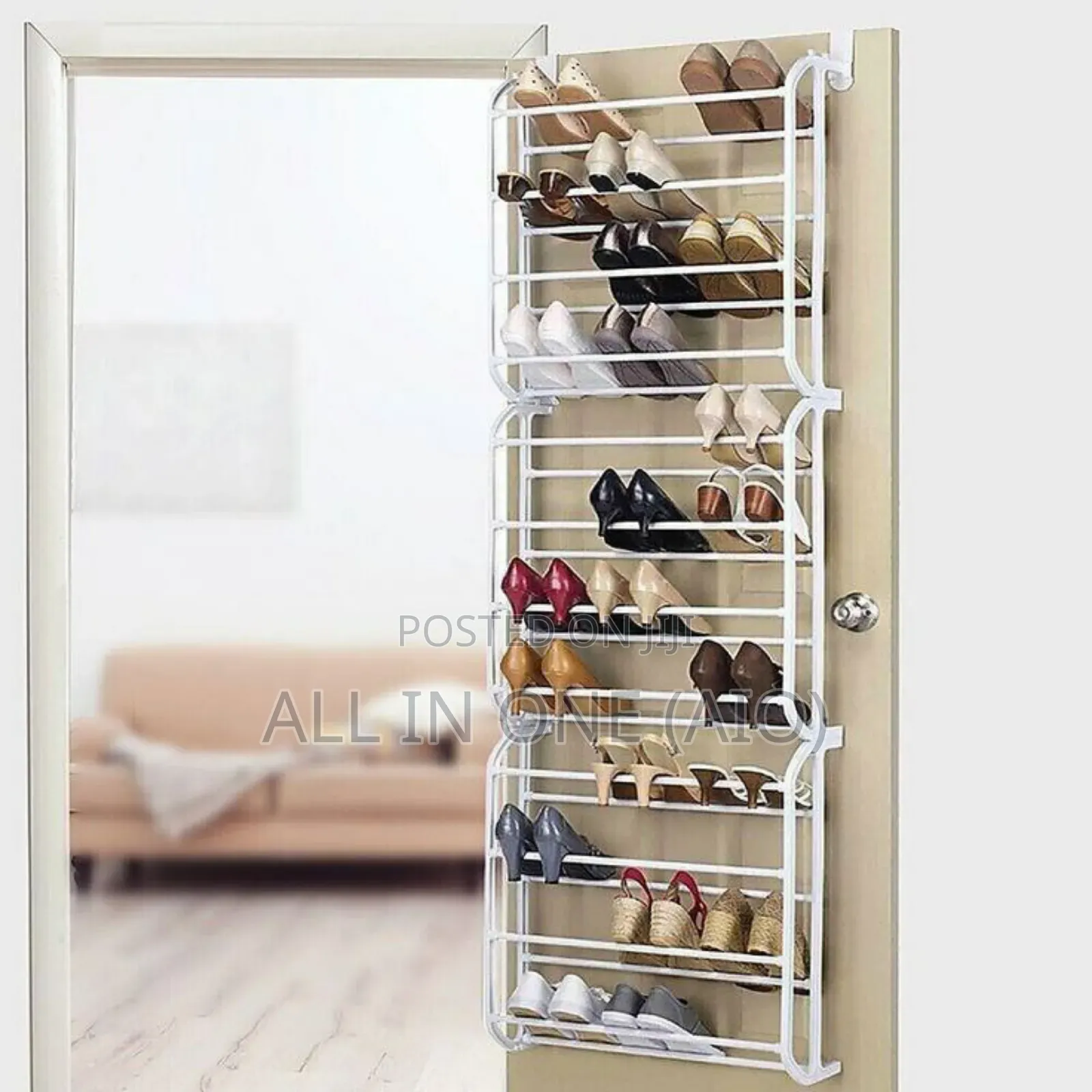 36 Pairs Over the Door Shoe Rack