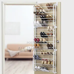 Photo - 36 Pairs Over the Door Shoe Rack