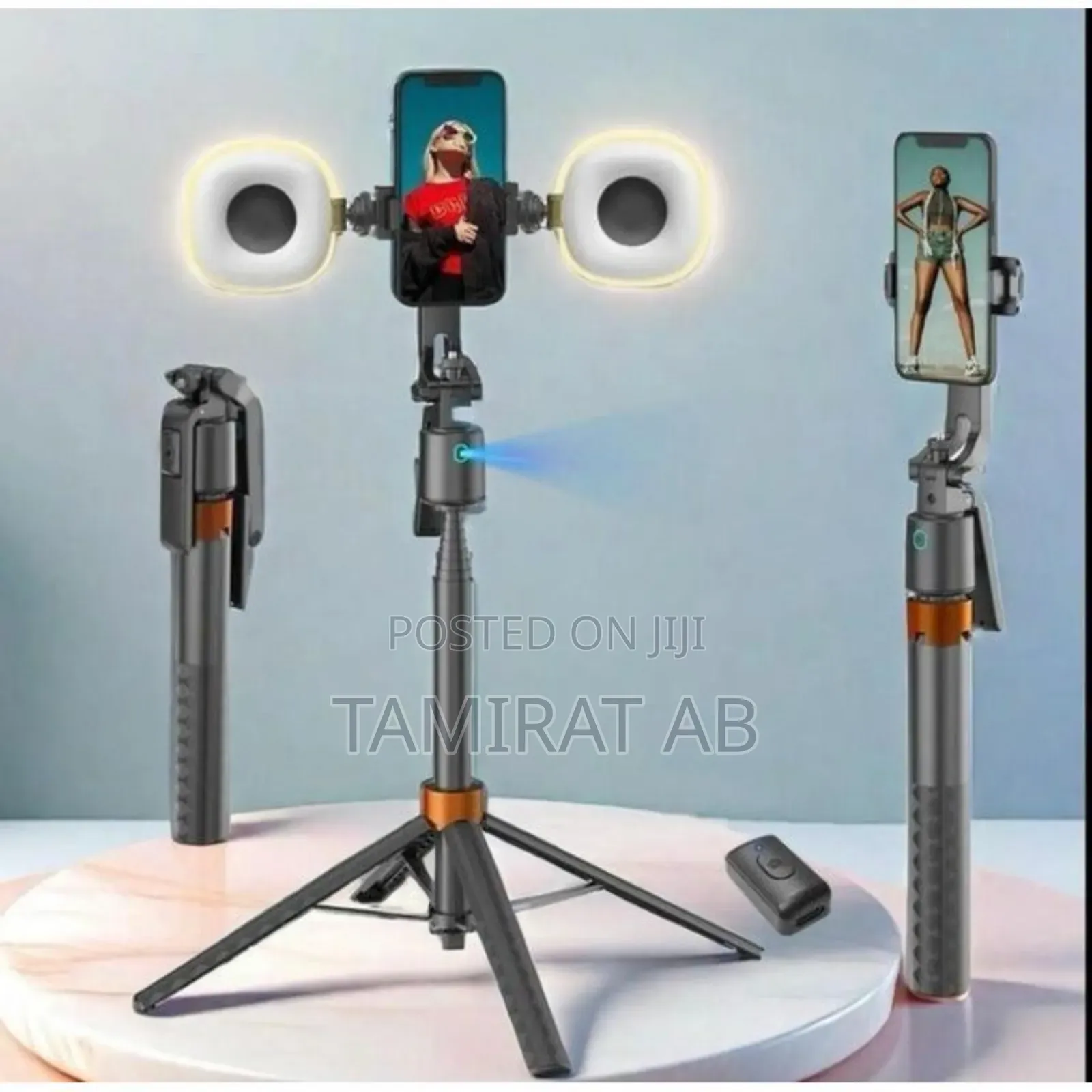 Q13 Al Auto Follow-Up Face Tracking Selfie Stick 360° Gimbal Tripod
