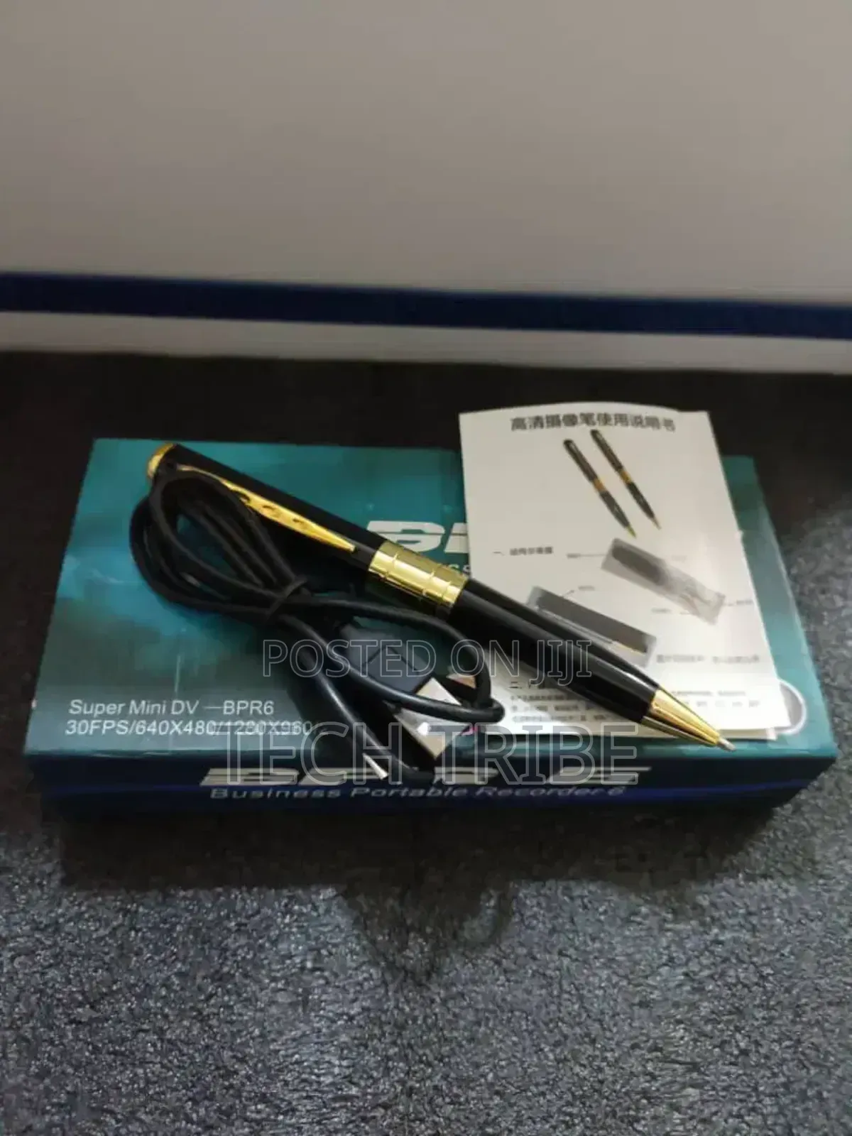 Mini DVR Spy Camera Pen የእስኪብርቶ ሴክዩሪቲ ካሜራ BPR 6 Portable Recorder