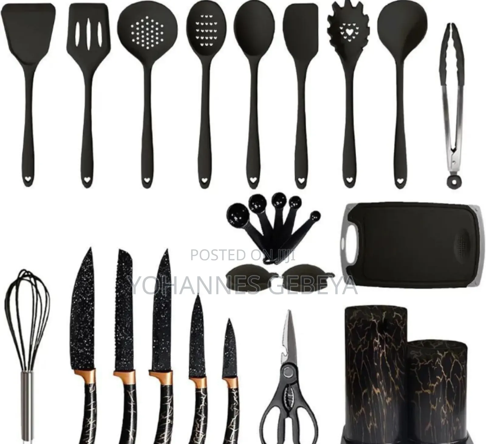 25 Pcs Silicon Kitchen Set