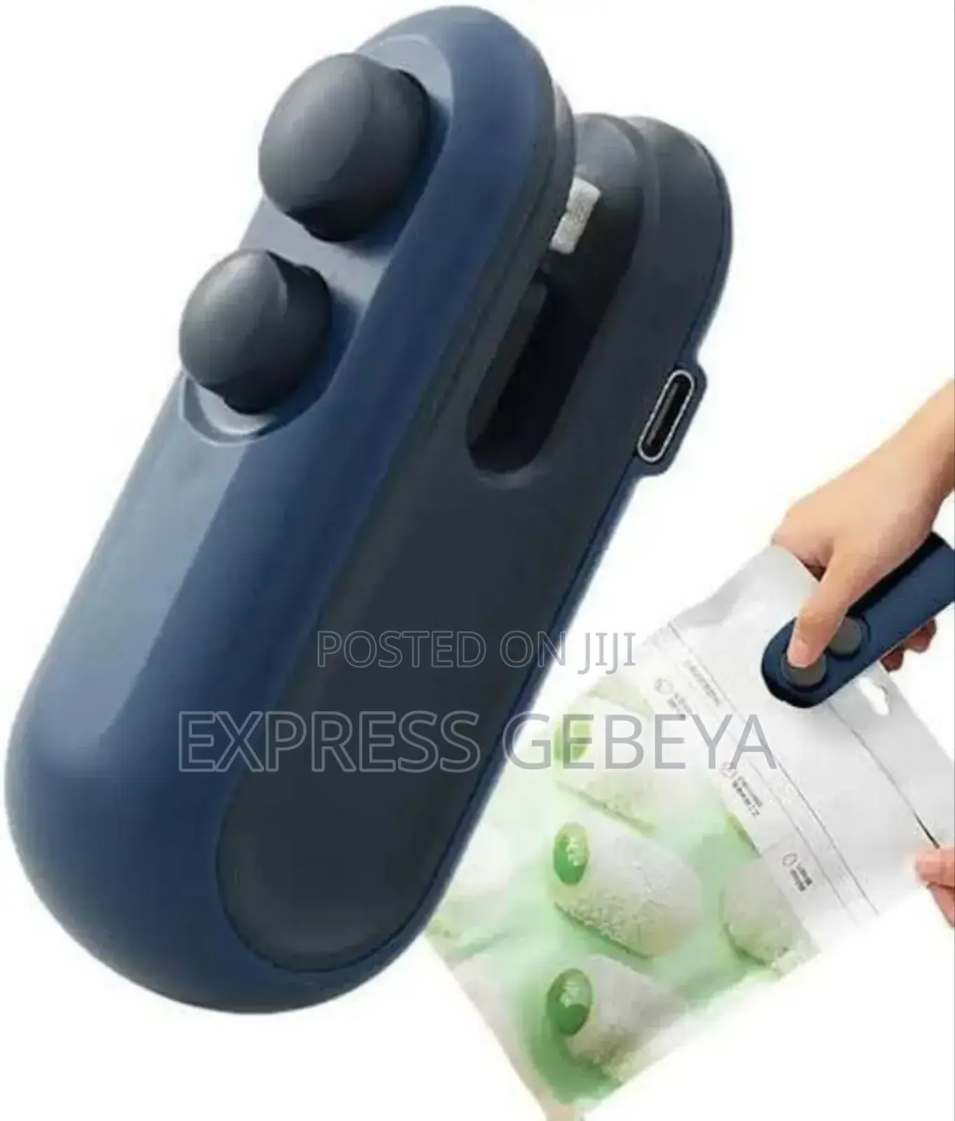 Rechargeable Mini Sealer With Cutter የላስቲክ ማሸጊያ