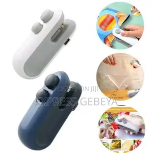 Rechargeable Mini Sealer With Cutter የላስቲክ ማሸጊያ