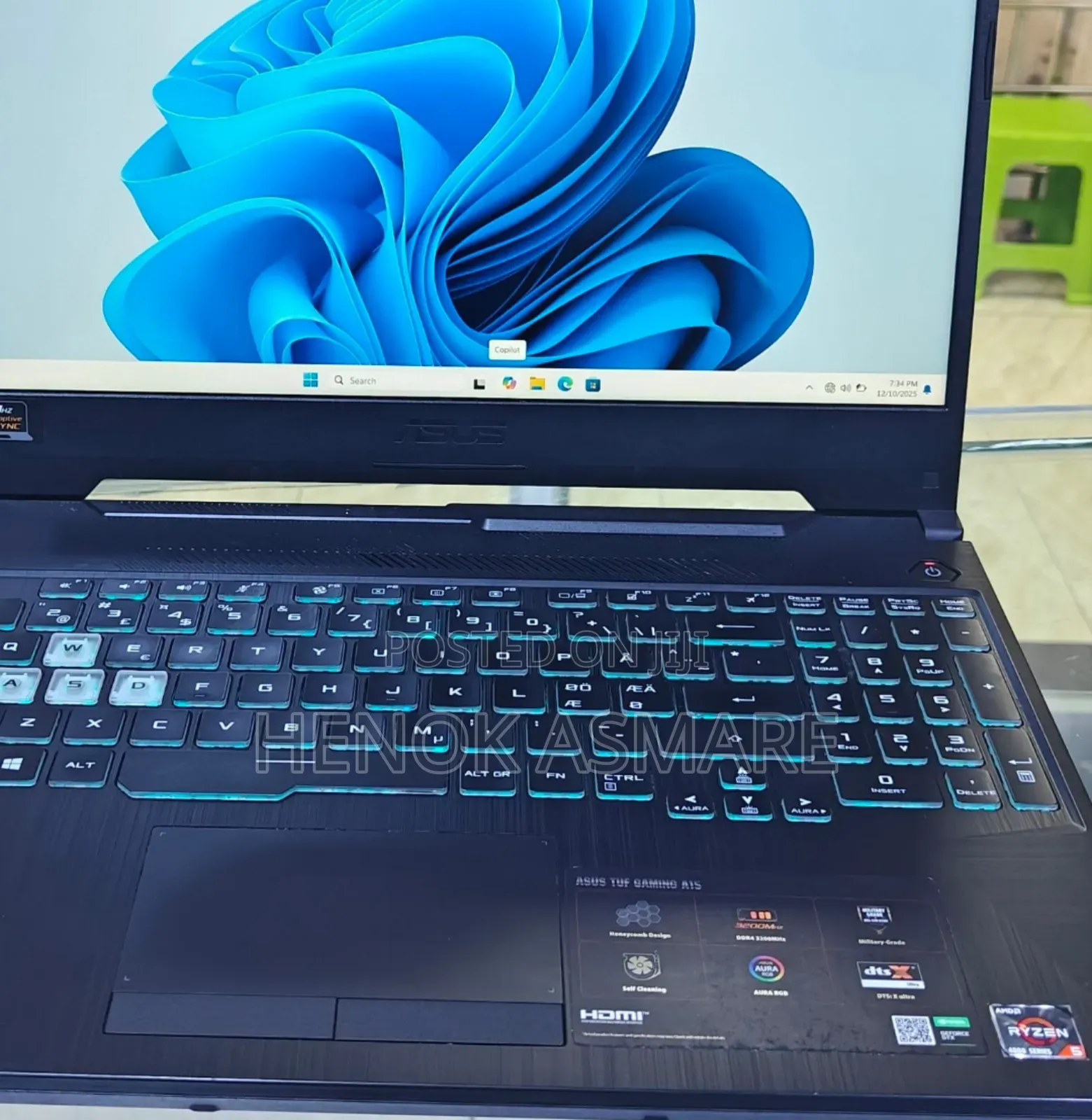 New Laptop Asus TUF Gaming A15 16GB AMD Ryzen 5 SSD 512GB