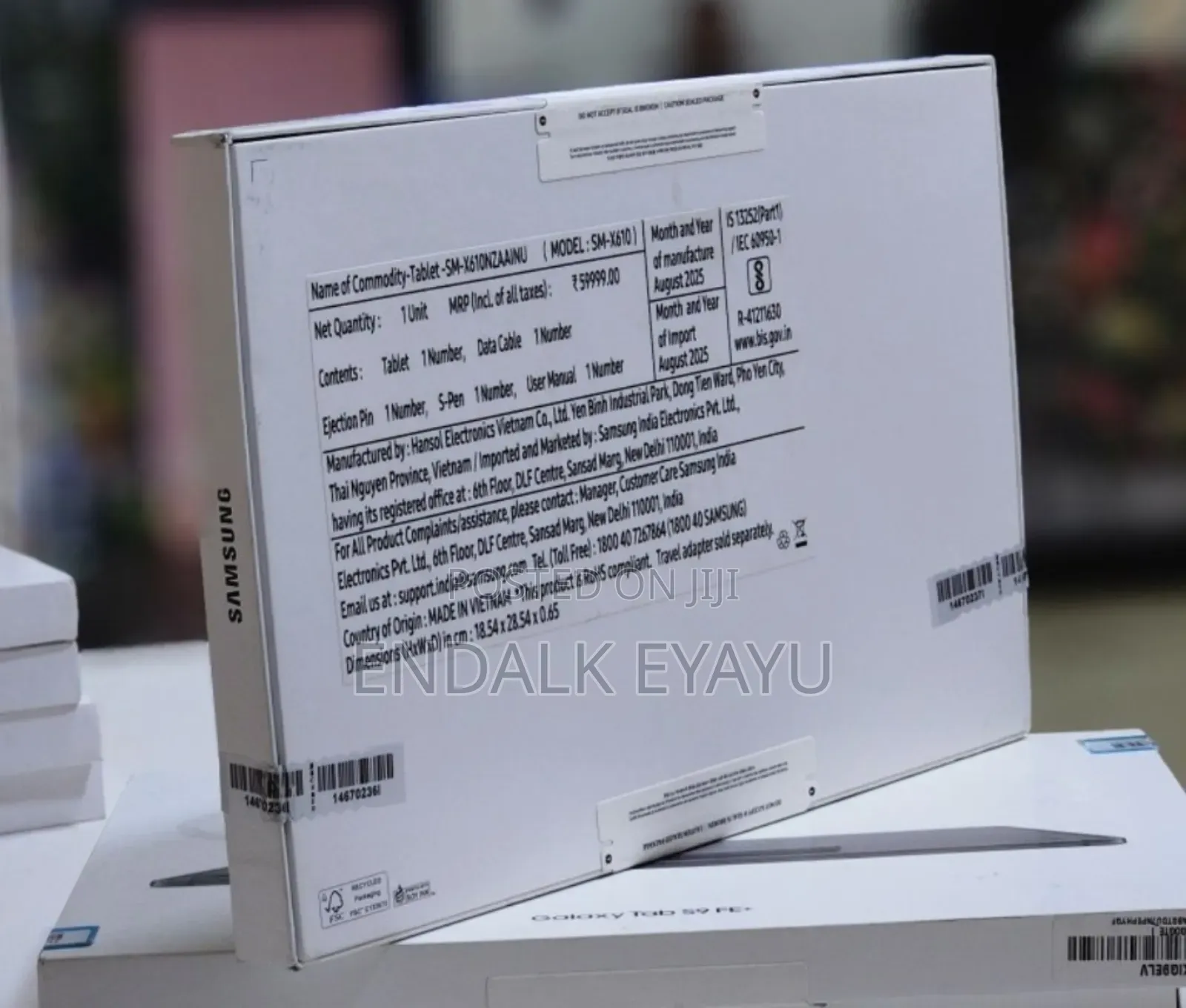 New Samsung Galaxy Tab S9 FE+ 128 GB