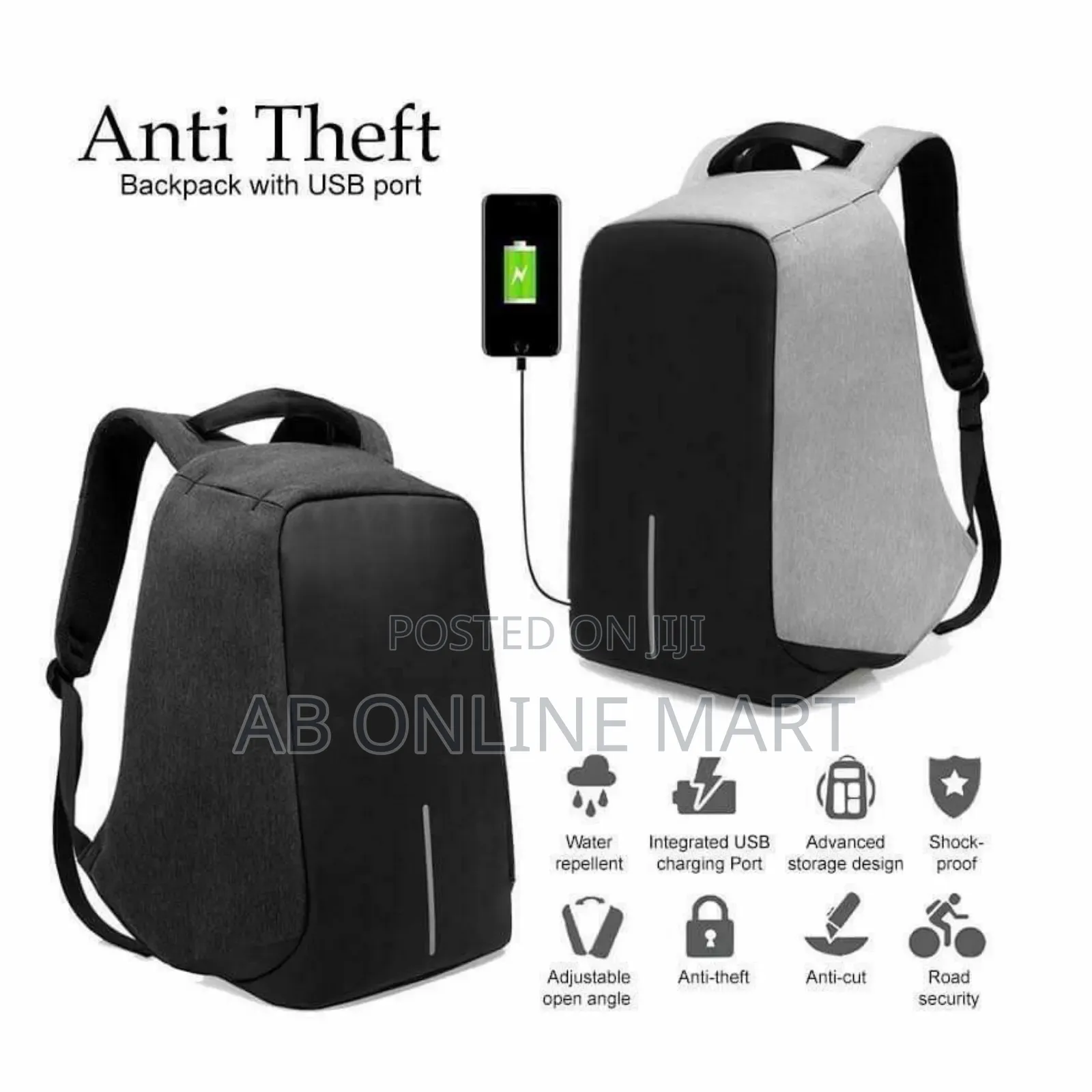 Anti-Theft Backpack