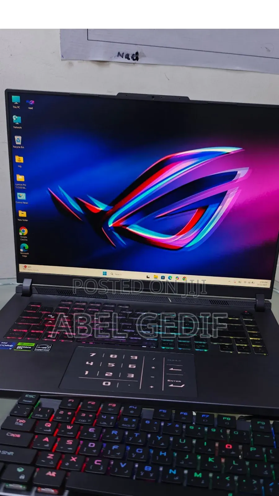New Laptop Asus ROG Strix G16 G614 16GB Intel Core I9 SSD 1T