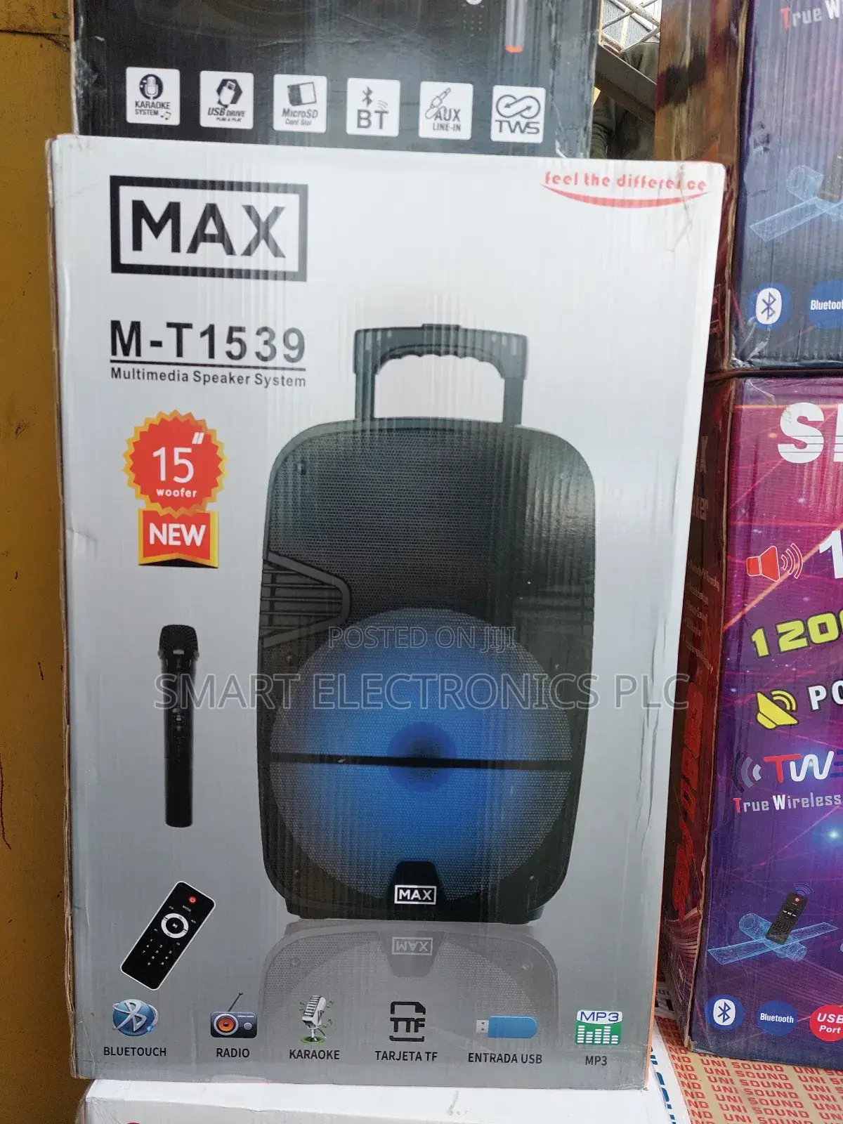 Max Speaker. Hi Fi Speaker Namaste Bluetooth. Radio. Karaoke.