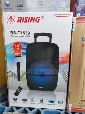 Photo - Rising Speaker. Hi Fi Speaker Bluetooth. Radio. Karaoke.Entrada Usb