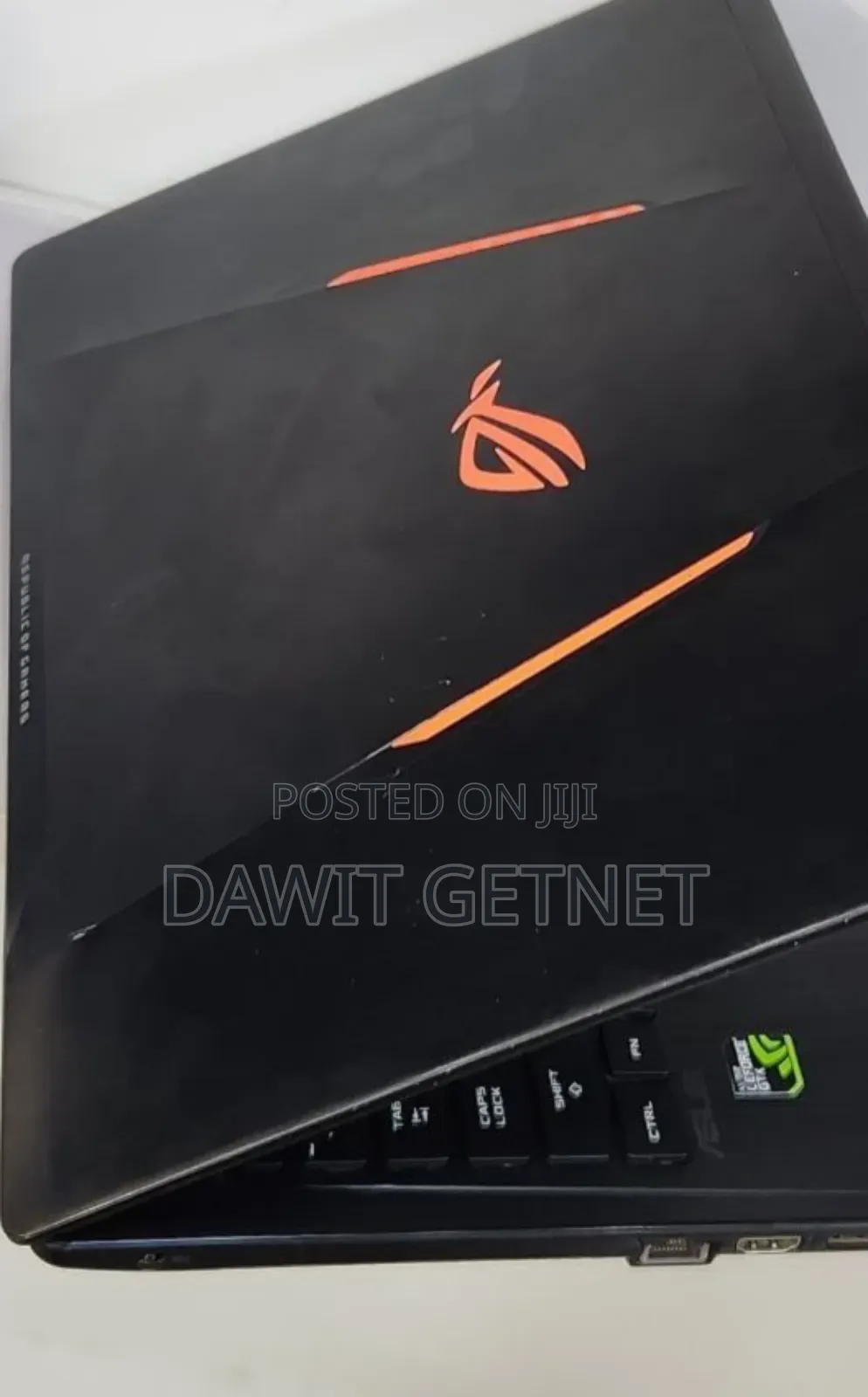 New Laptop Asus ROG Strix G15 16GB Intel Core I7 SSD 128GB