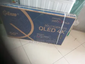 Enzo Tv 50inch Smart Qled Uhd ፍሬምለስ እሳክሪኝ