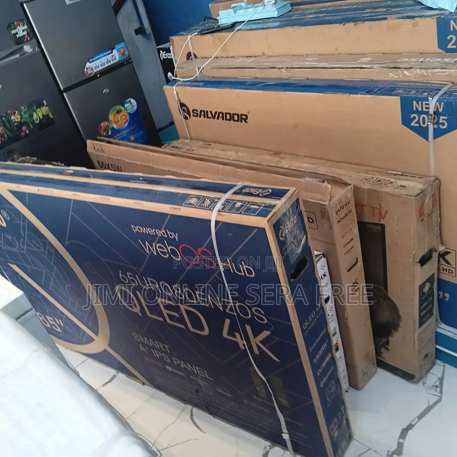 Enzo Smart Qled Tv 65 Inch Andraid Framless