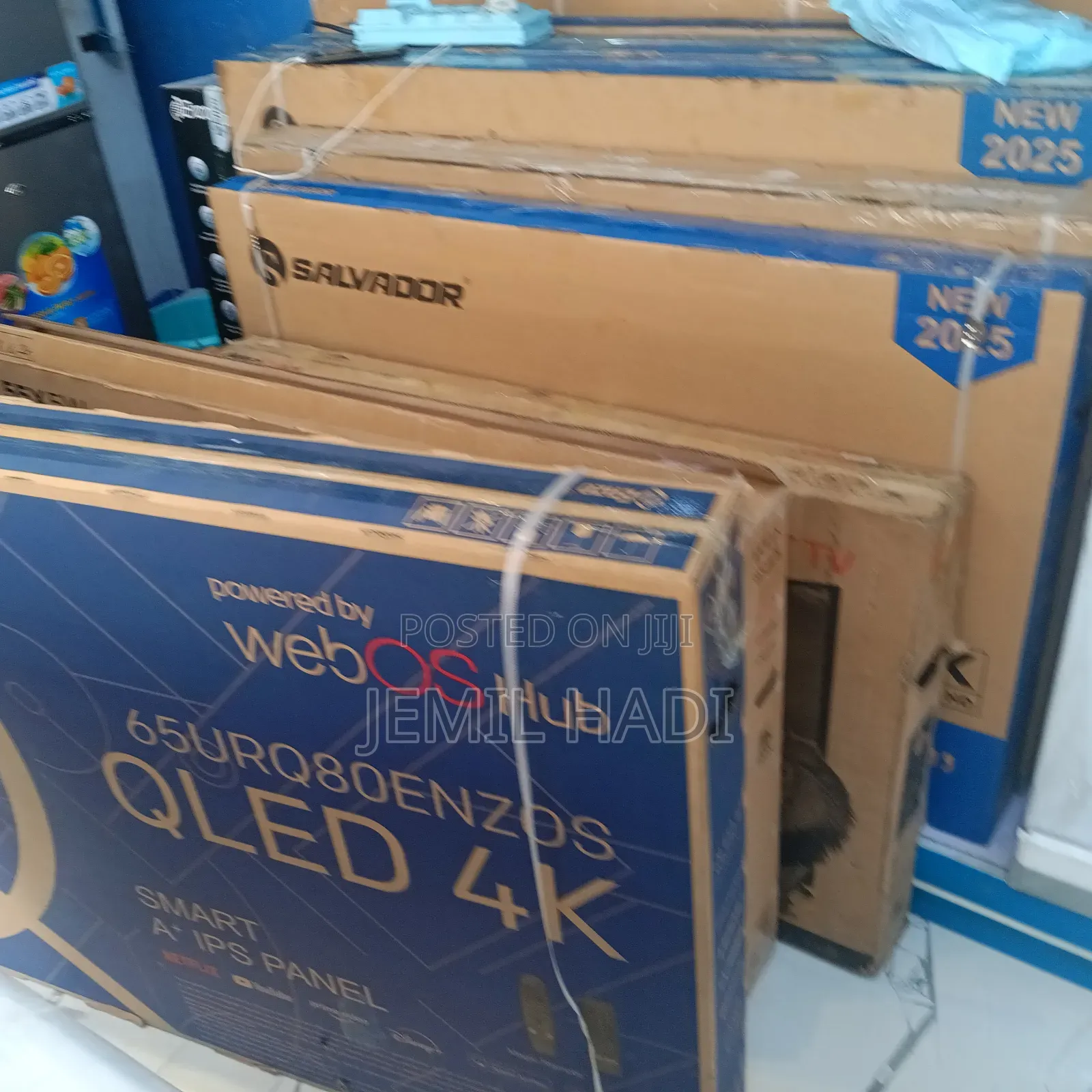 Enzo Smart Qled Tv 65 Inch Andraid Framless