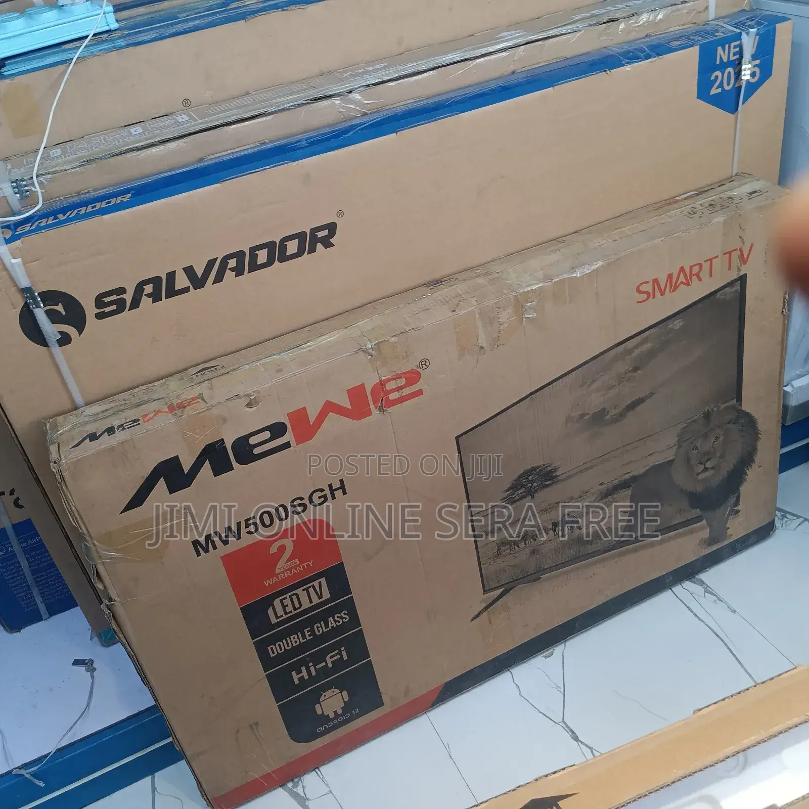 Mewe Smart Tv 50 Inch Andraid Doubel Gelass