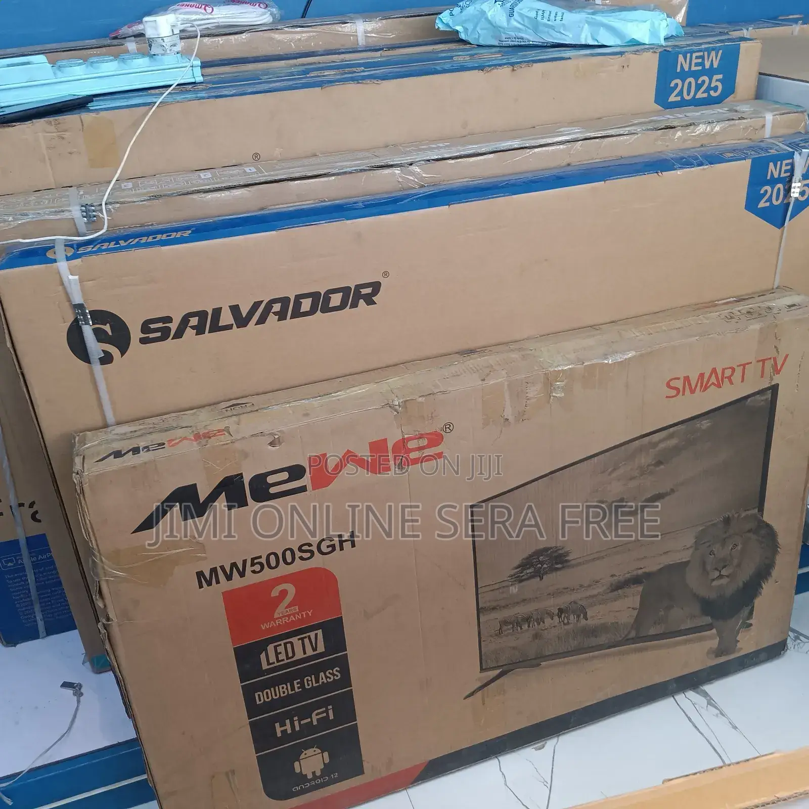 Mewe Smart Tv 50 Inch Andraid Doubel Gelass