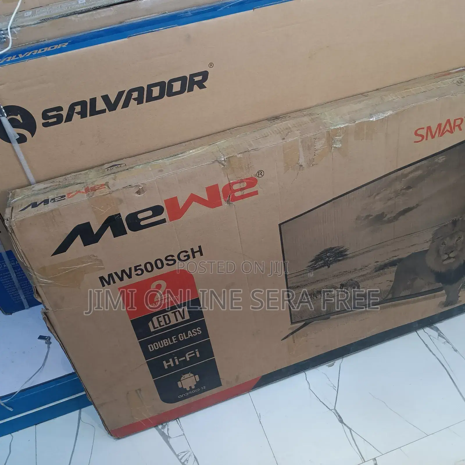 Mewe Smart Tv 50 Inch Andraid Doubel Gelass