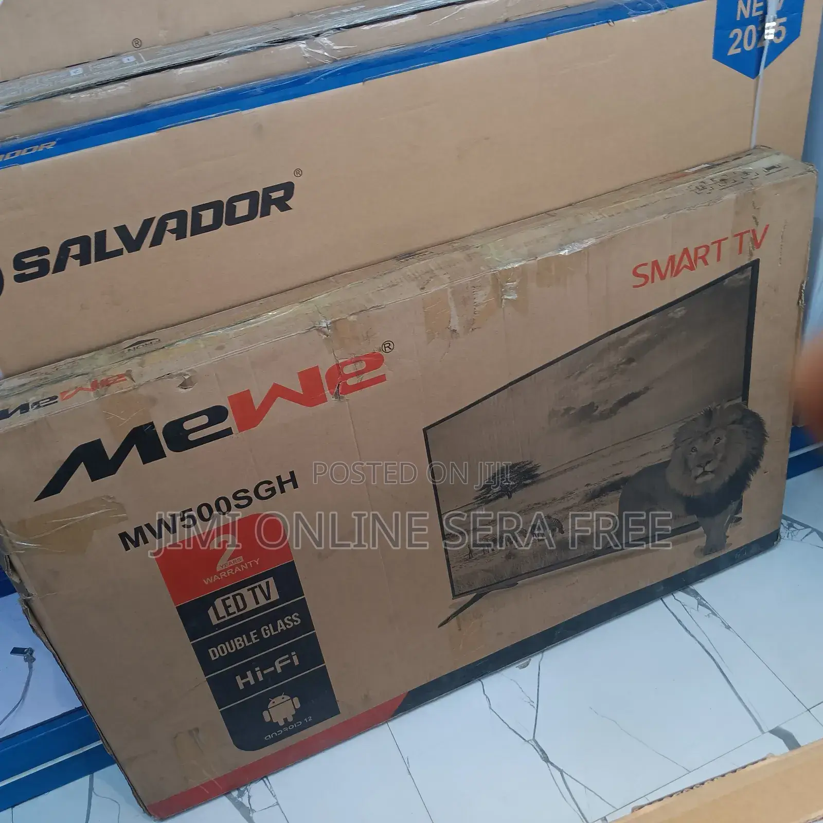 Mewe Smart Tv 50 Inch Andraid Doubel Gelass