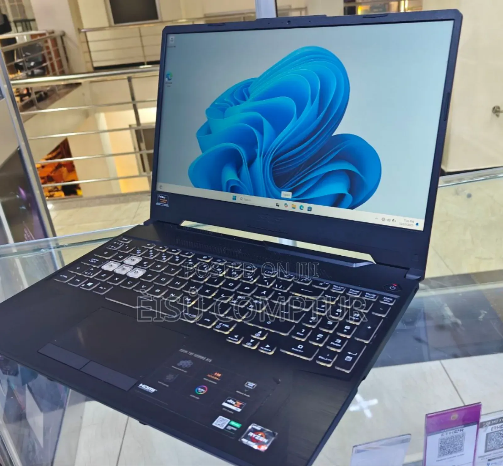 New Laptop Asus TUF Gaming A15 16GB AMD Ryzen 5 SSD 512GB