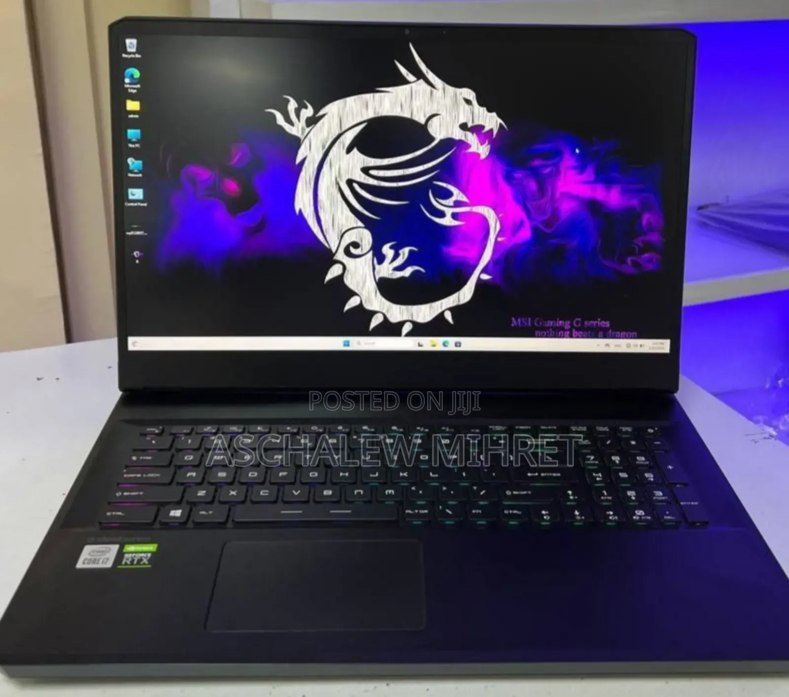 New Laptop MSI GE66 Raider 32GB Intel Core I7 SSD 1T