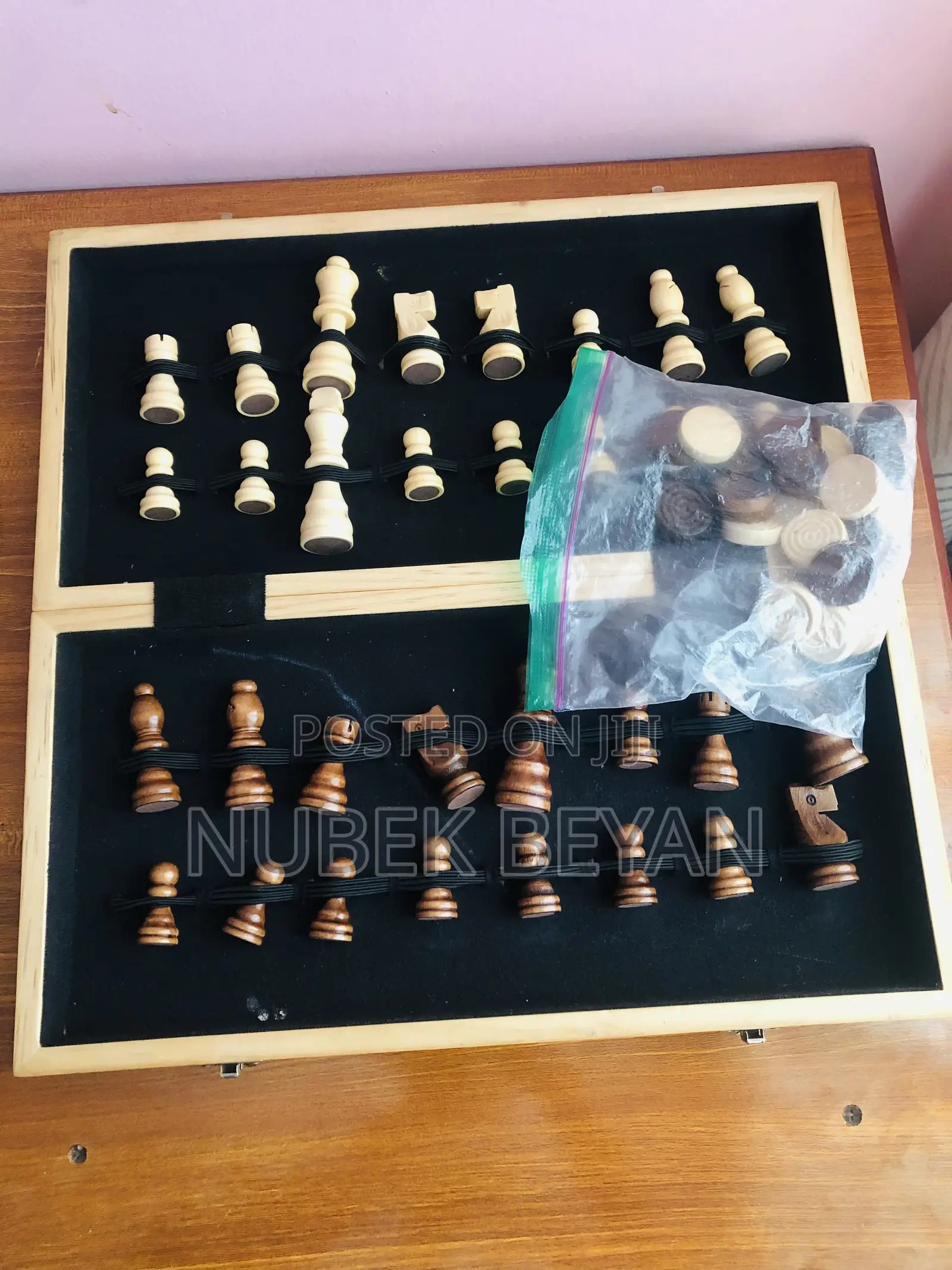 Wooden Chess/Checkers