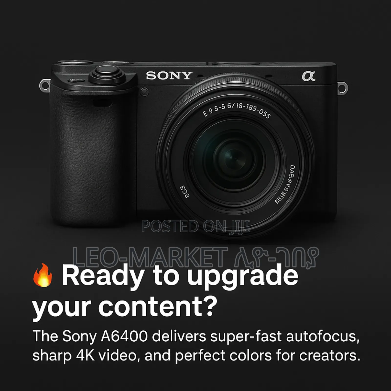 Sony A6400 Mirrorless Camera