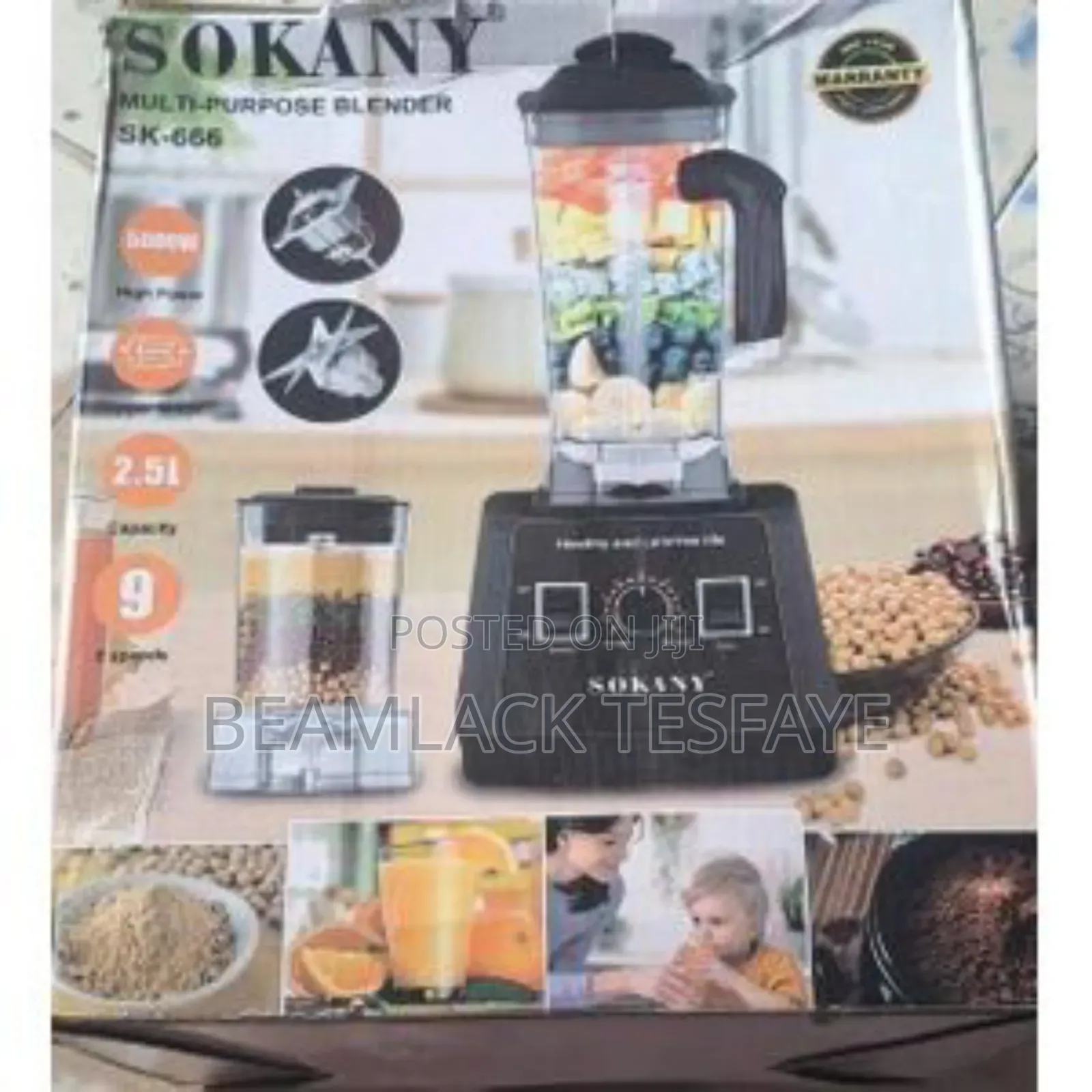 2in1 Sokany Multifunctional Food Processor