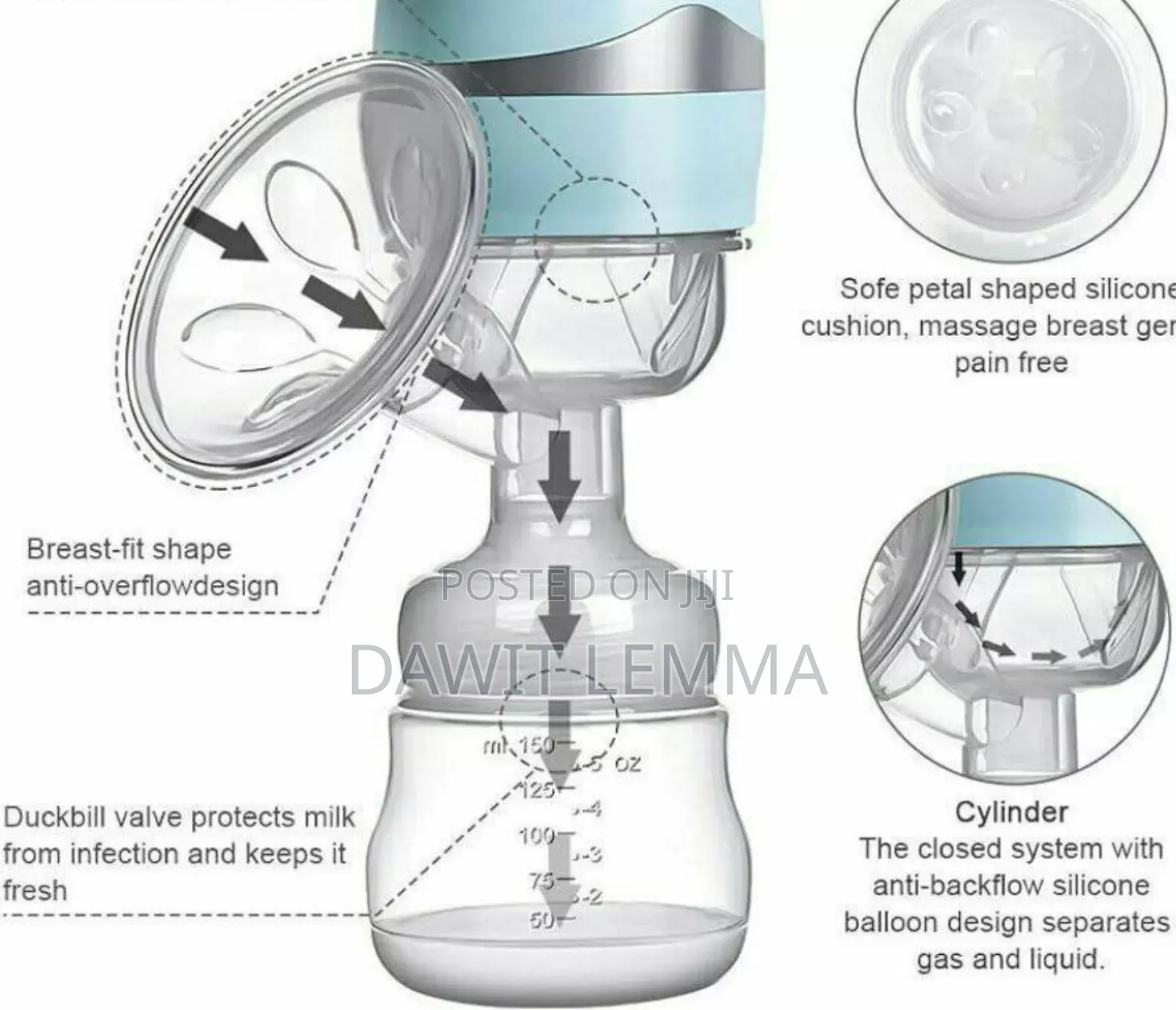 Wireless Integrated Electric Breast Pump