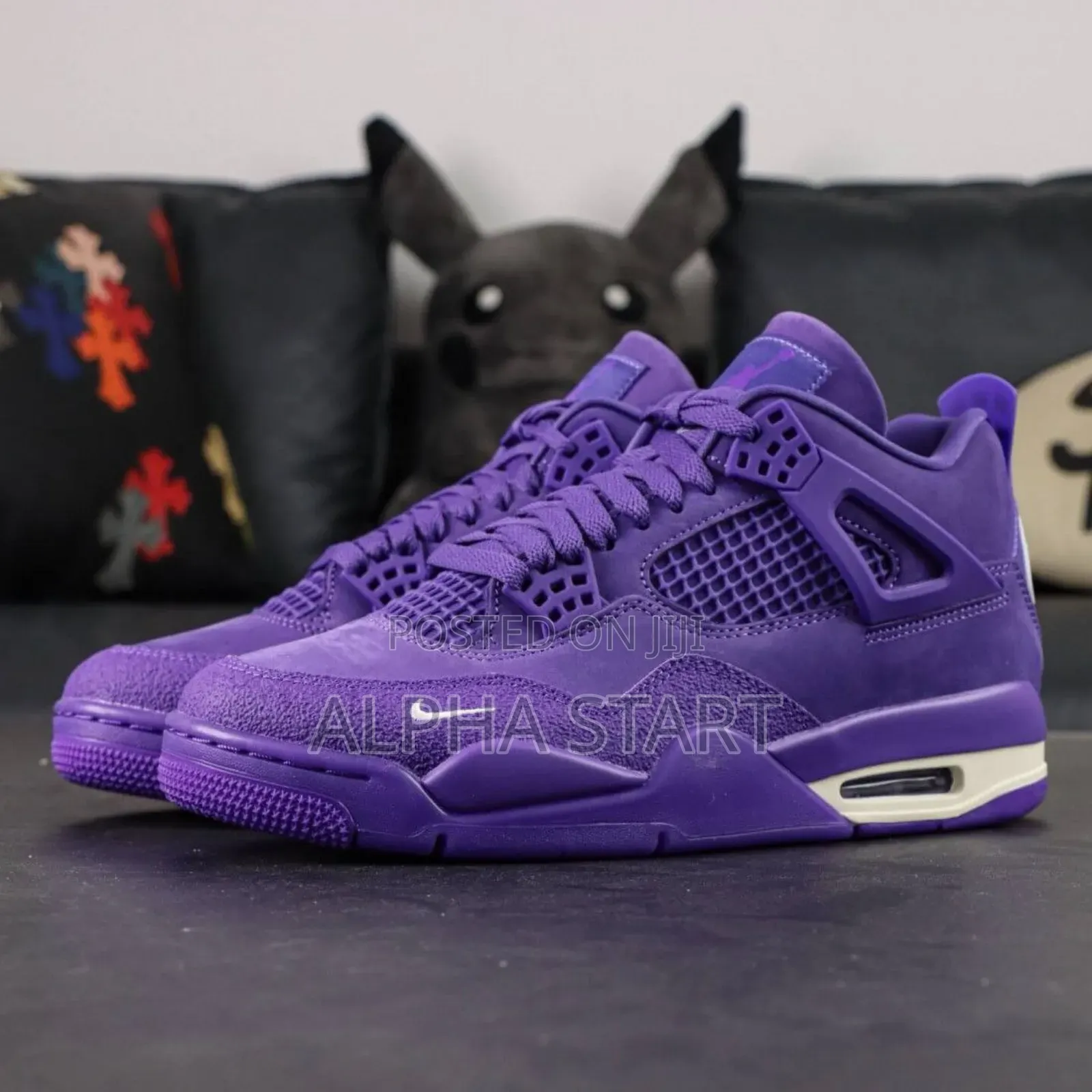 Nigel Sylvester X Air Jordan Iv 4 ‘Brick by Brick’ "Uni Blue" Men’S