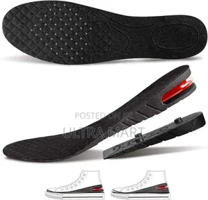Height Increase Insoles With an Air Cushion Heel