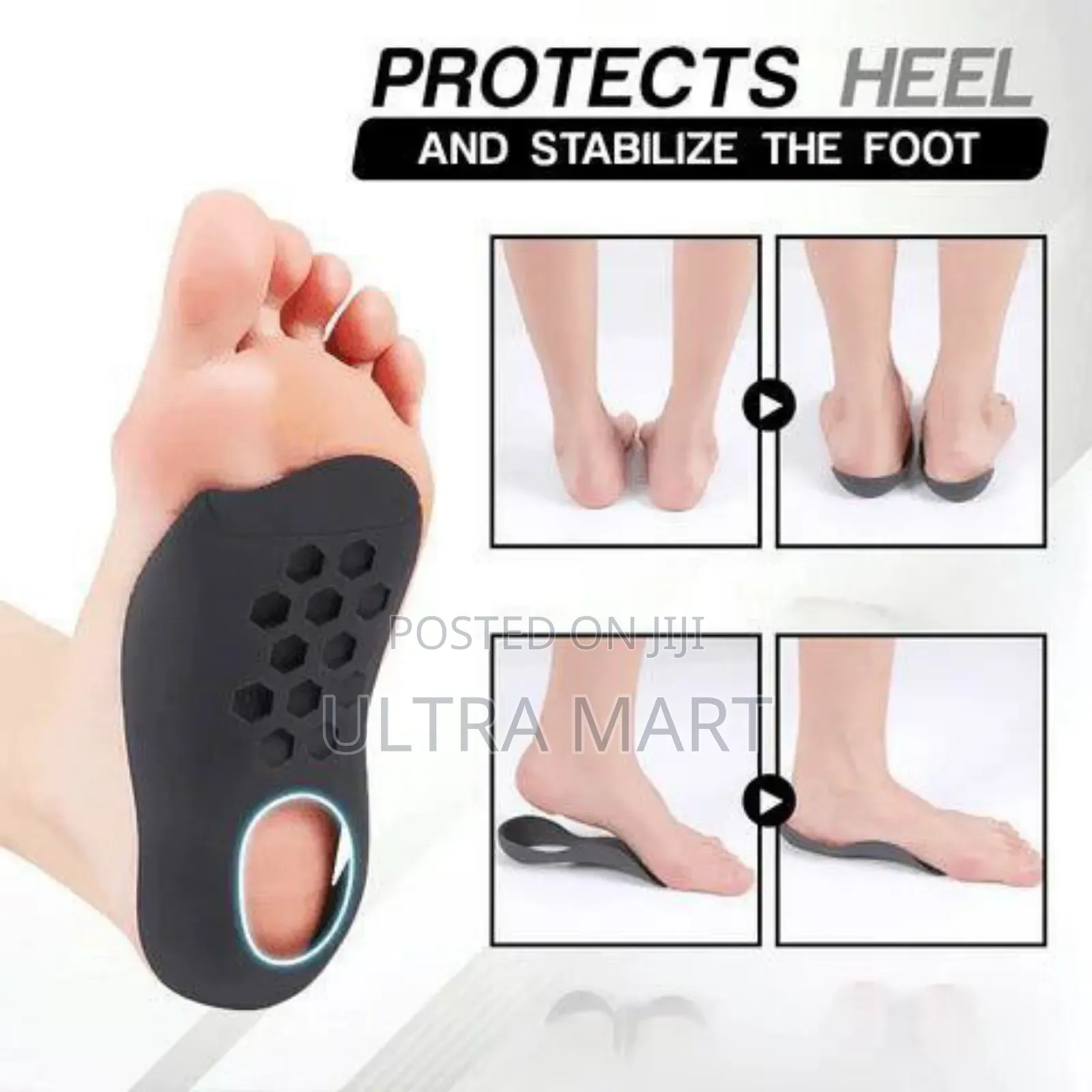 Unisex Flat Foot Orthotics Tpr Insole