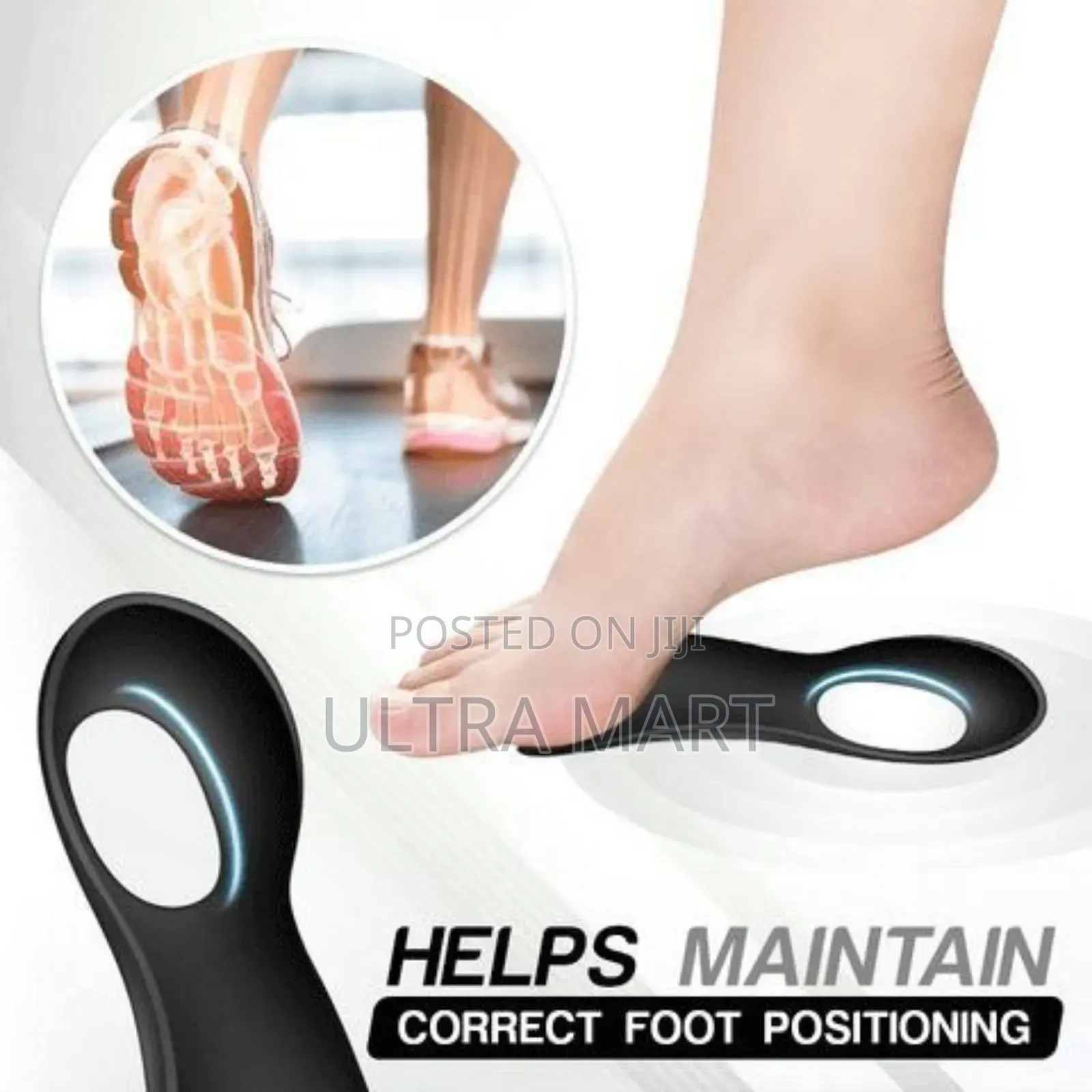 Unisex Flat Foot Orthotics Tpr Insole