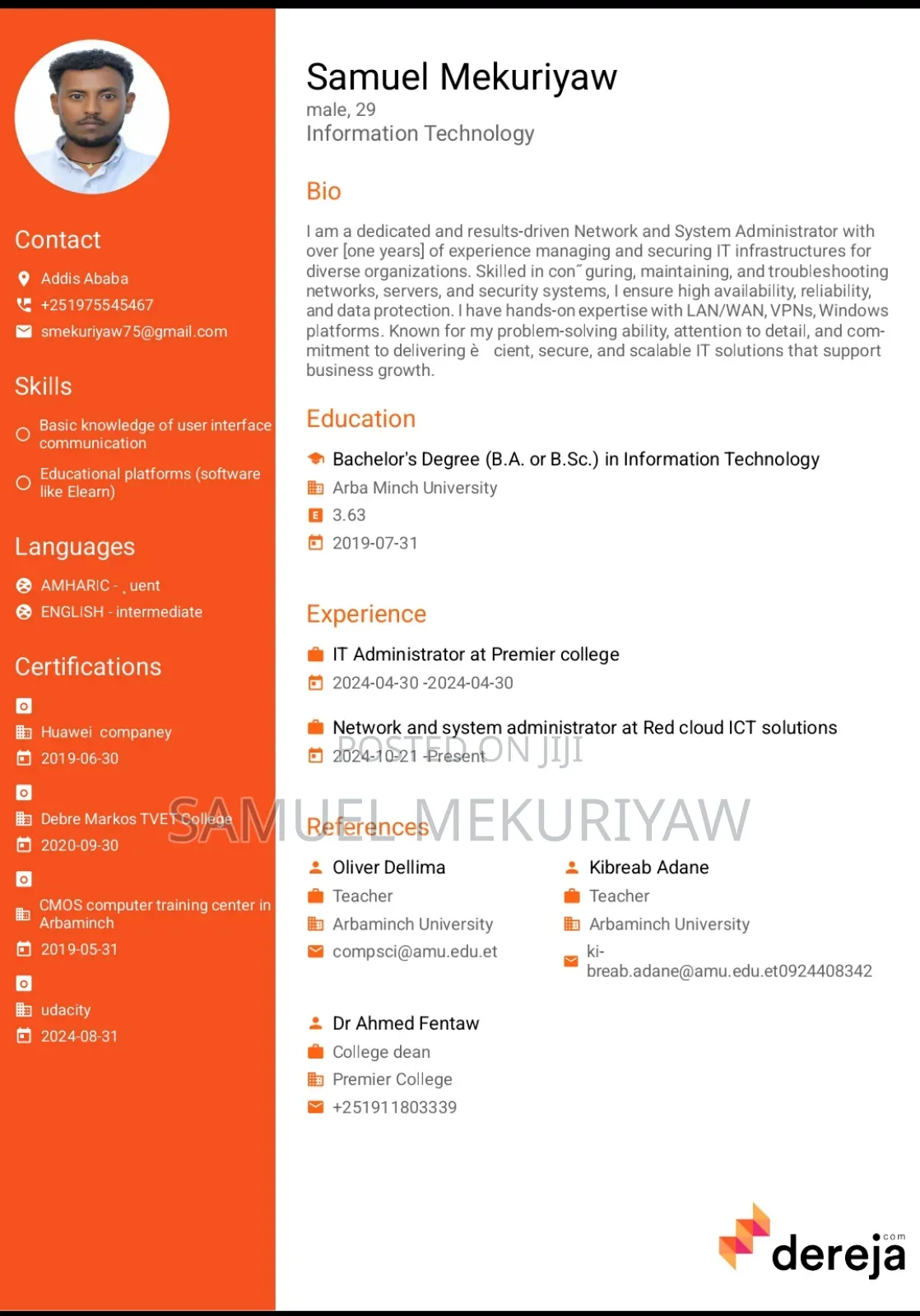 It Network System Admin | Parking Access Control Technician
