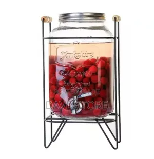 Glassware Beverage Dispenser With A Stand
