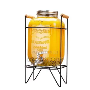 Glassware Beverage Dispenser With A Stand