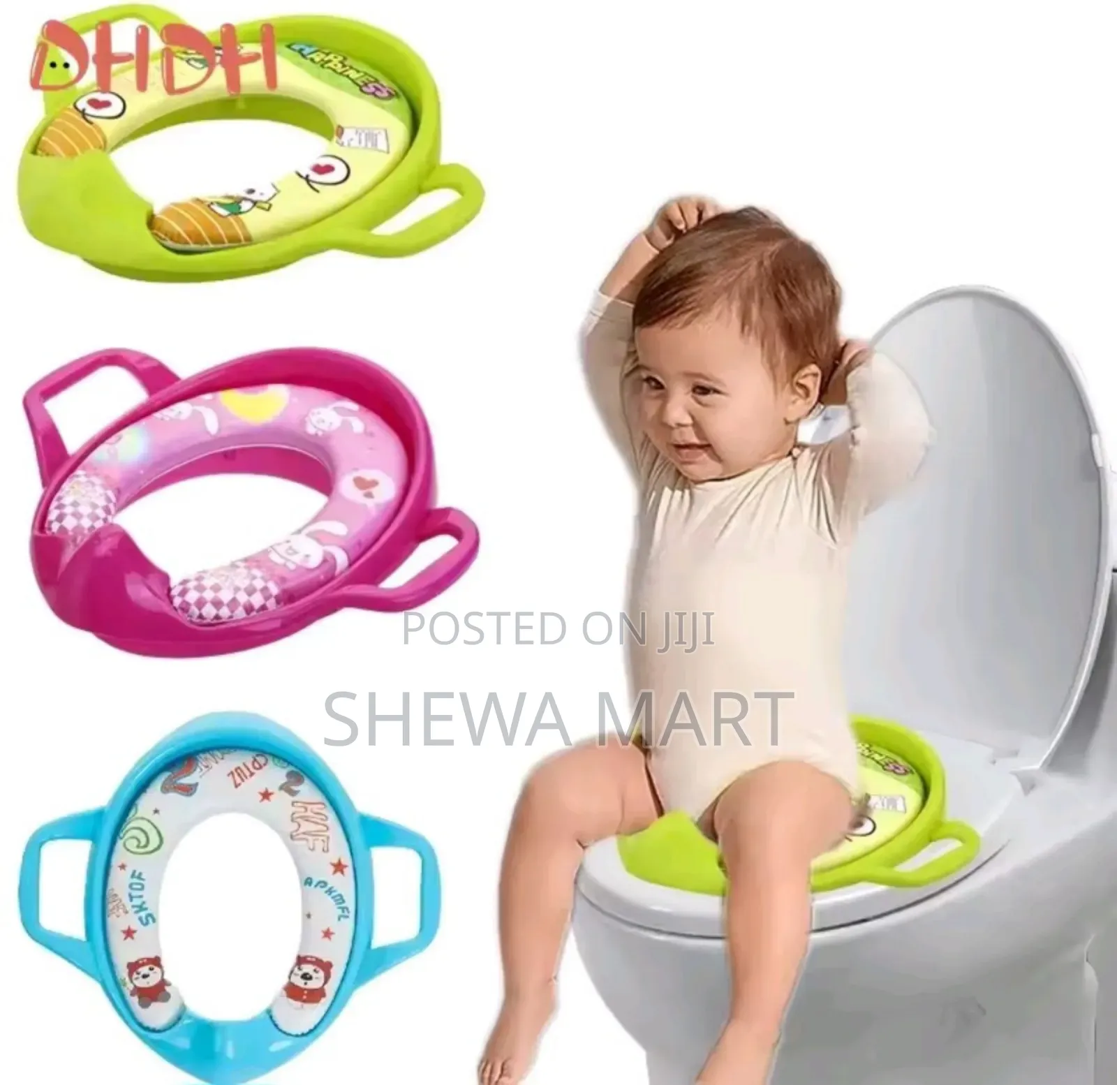 Kids Toilet Seat: Place It on the Family Toilet Seat to Make Transitio