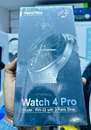 Hainoteko Watch 4 Pro Rw32 Amoled Curved Display