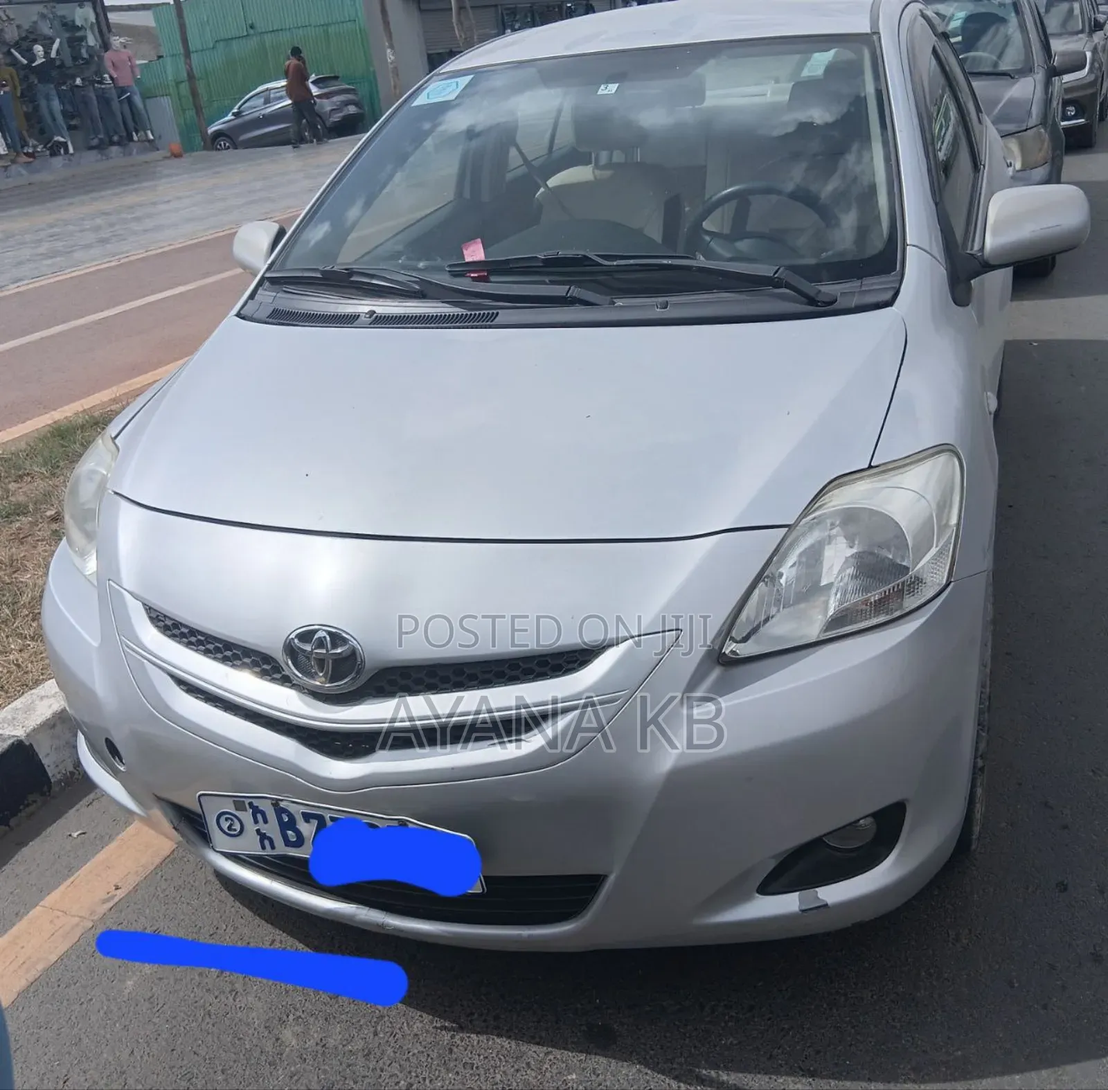 Toyota Belta 2008 Silver