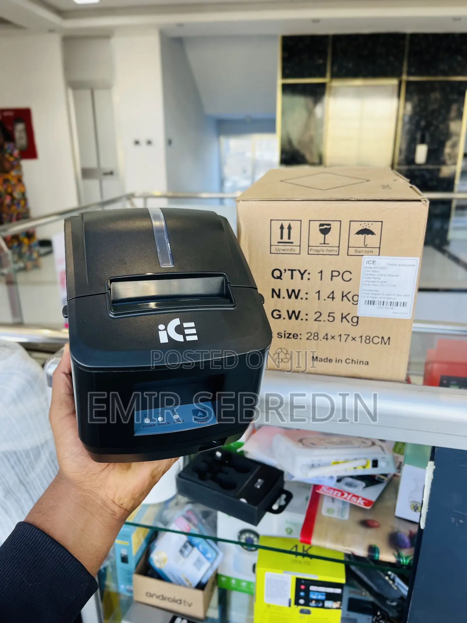 Ice Thermal Receipt Printer for Kitchen Order Systems Betting