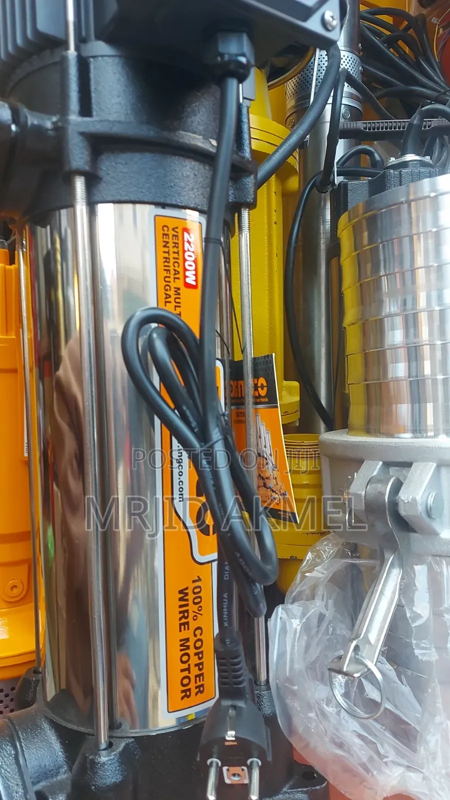 Ingco 3hp Vertical Multistage Pump 2200w