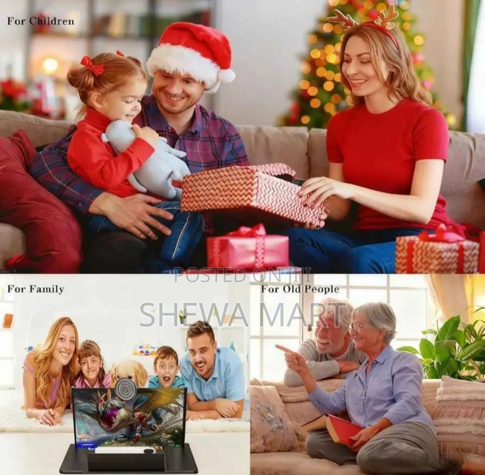 Mobile Phone Screen Amplifier Video Amplifier የሞባይሎን ምስል