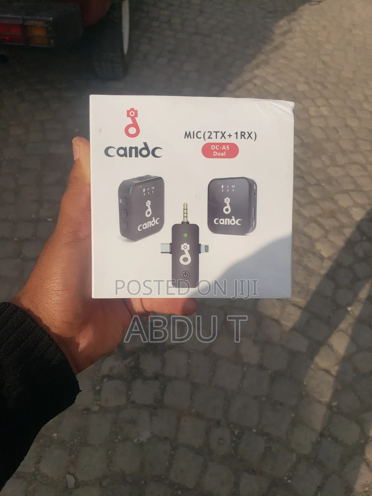 Candc Dual Mic Wireless Interview Microphone 2transmitters + 1receiver