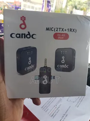 Candc Dual Mic Wireless Interview Microphone 2transmitters + 1receiver