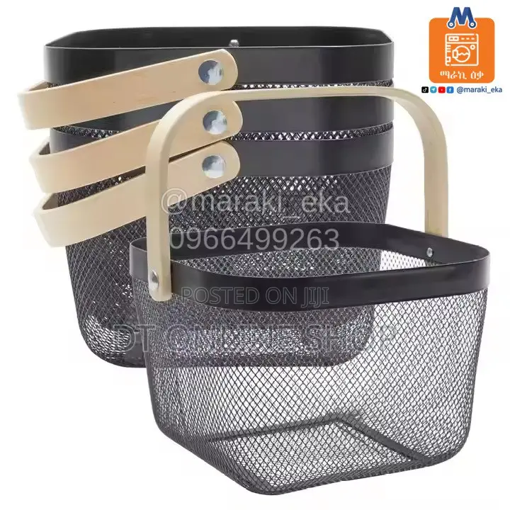 Metal Mesh Baskets With