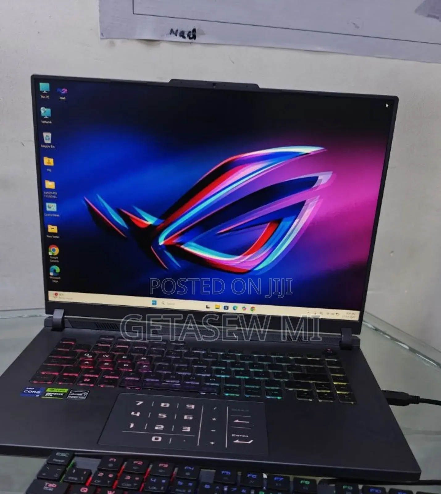 New Laptop Asus ROG Strix G16 G614 16GB Intel Core I9 SSD 1T