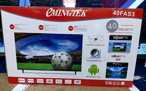 Emingtek 40 Inch Tv Smart Android 14.0 Frameless Nwe2025 Original Tv