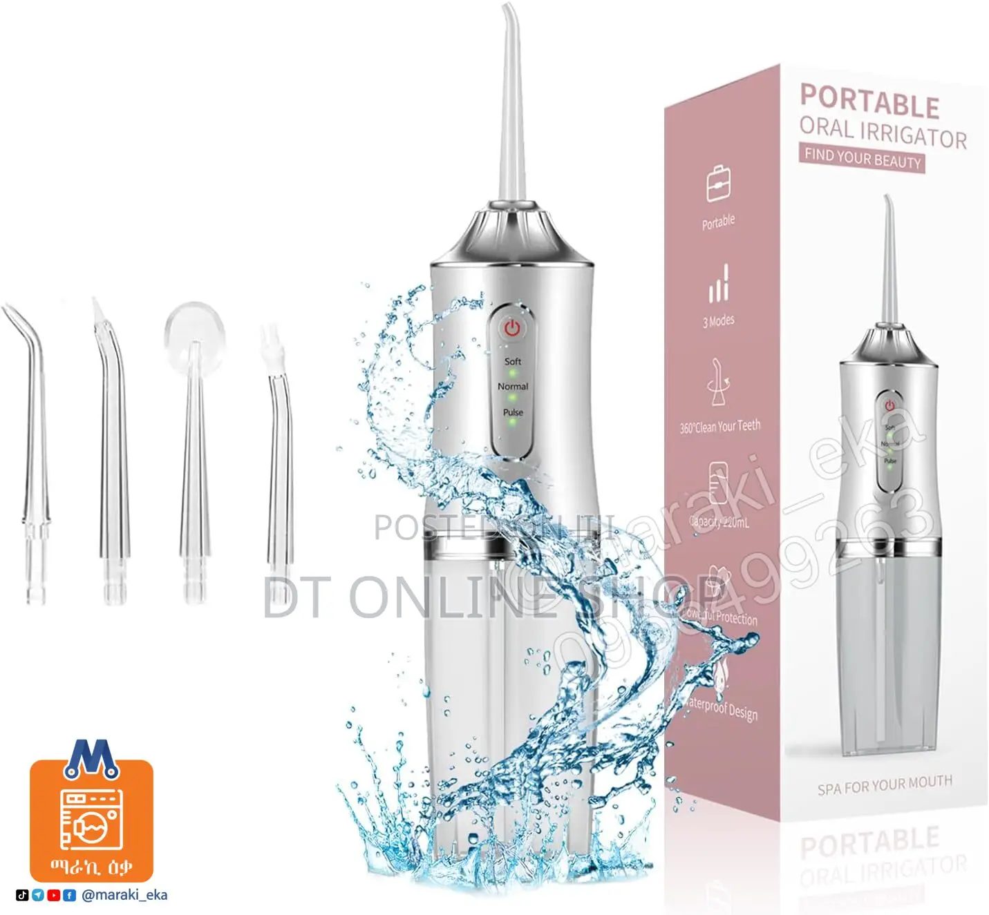 Rechargeable Water Dental Flosser Teeth Irrigator